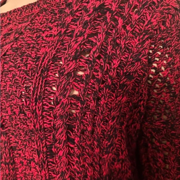 Red and Black Knit Sweater - Picture 2 of 4